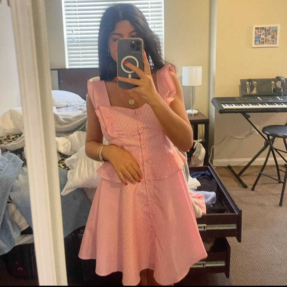 Red Gingham Dress